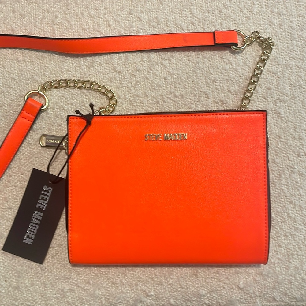 Steve Madden Neon Orange Crossbody Bag